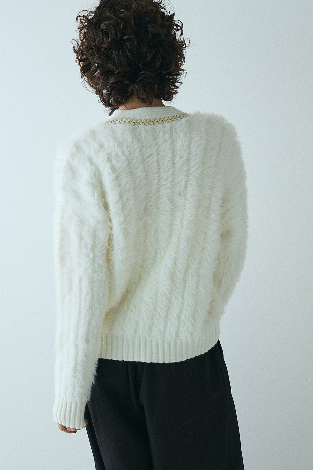 【予約：1月下旬〜2月上旬】Eco Fur Cardigan／60251109045