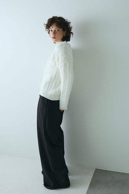 【予約：1月下旬〜2月上旬】Eco Fur Cardigan／60251109045