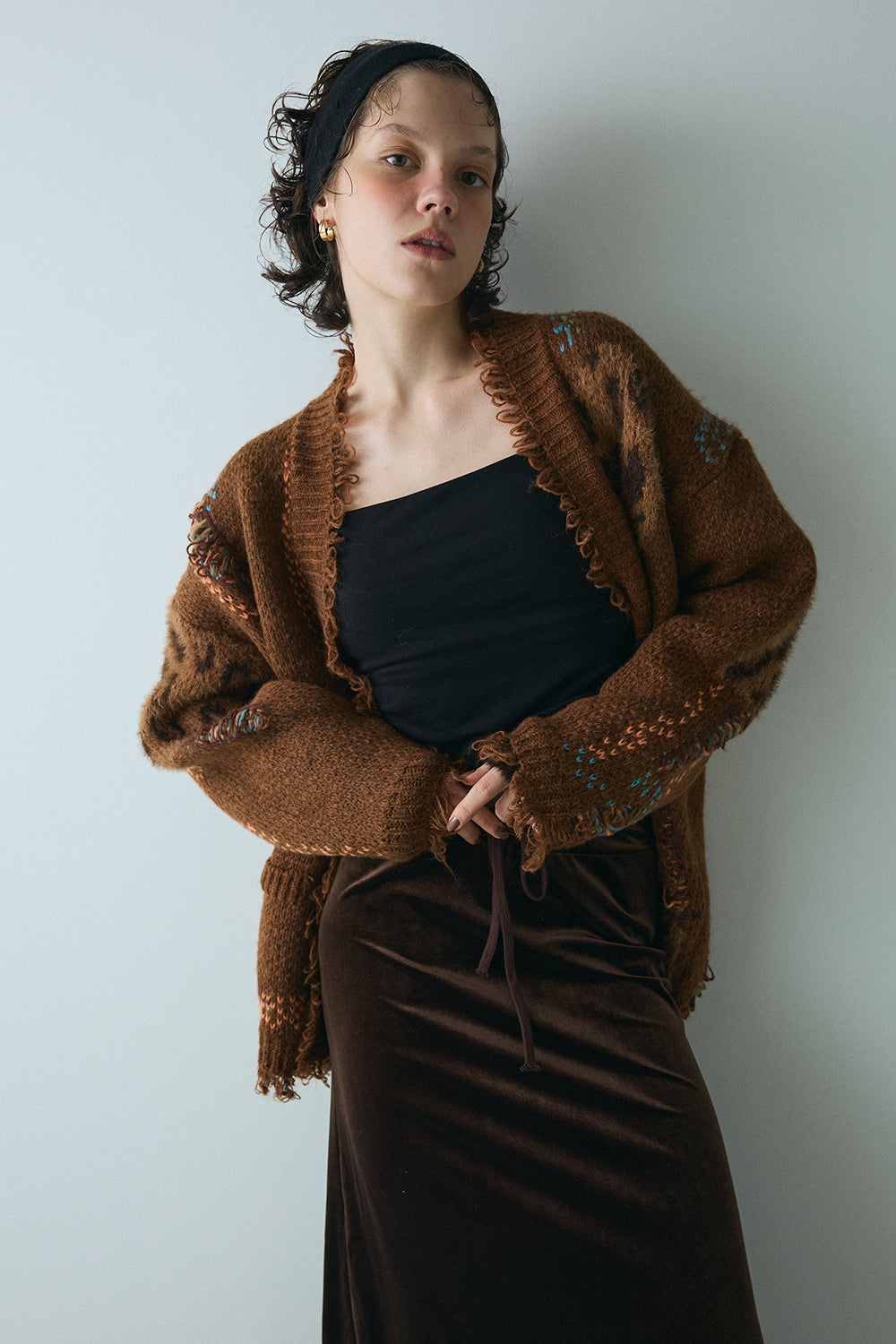 【予約：12月中旬】Overfit Leopard Cardigan／60251109046