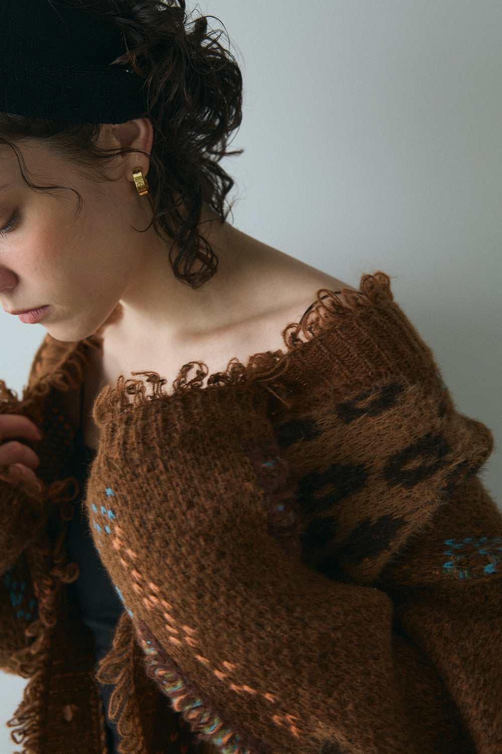 【予約：12月中旬】Overfit Leopard Cardigan／60251109046