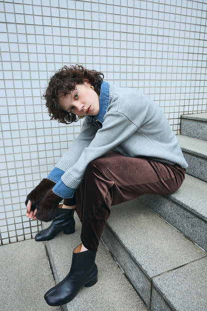 【予約：1月下旬〜2月上旬】Layered Knit／60251109048