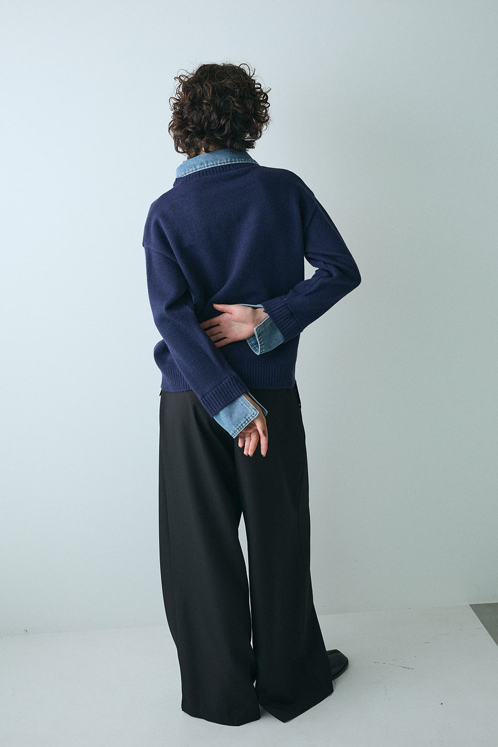 【予約：1月下旬〜2月上旬】Layered Knit／60251109048