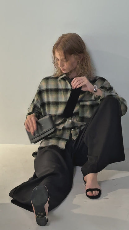【予約：11月中旬】Brushed Checked Shirt／60251001012