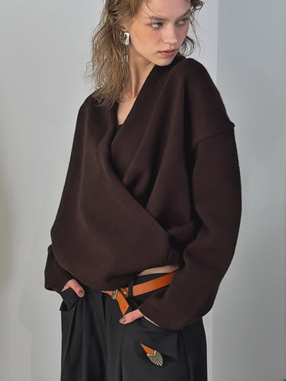 【予約：11月中旬】
Wrap Knit／60251009018