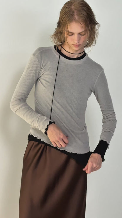 【予約：11月中旬】
Sheer Rib P/O／60251008010